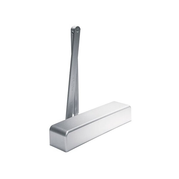 Dorma Door Closer, Aluminum Painted, Door Saver Parallel Cushion Arm Thumb Turn Hold Open